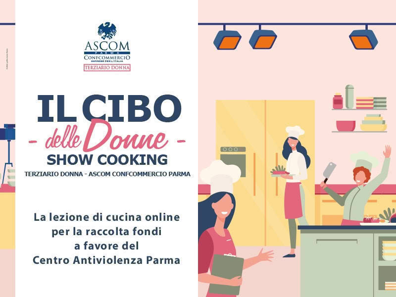 Terziario Donna Ascom - il cibo delle donne show cooking - 800x600