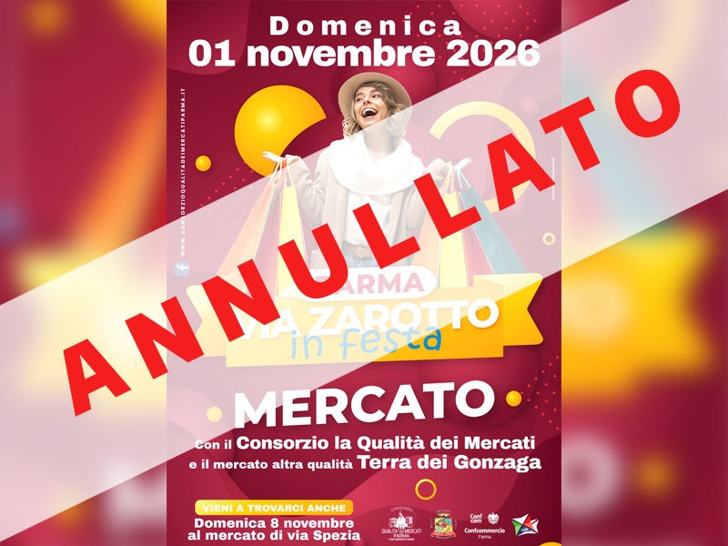 MERCATO VIA ZAROTTO NOV 2026 ANNULLATO