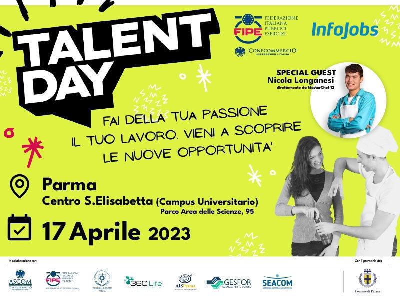 TALENT DAY: Fipe e Federalberghi Parma per il futuro dei giovani