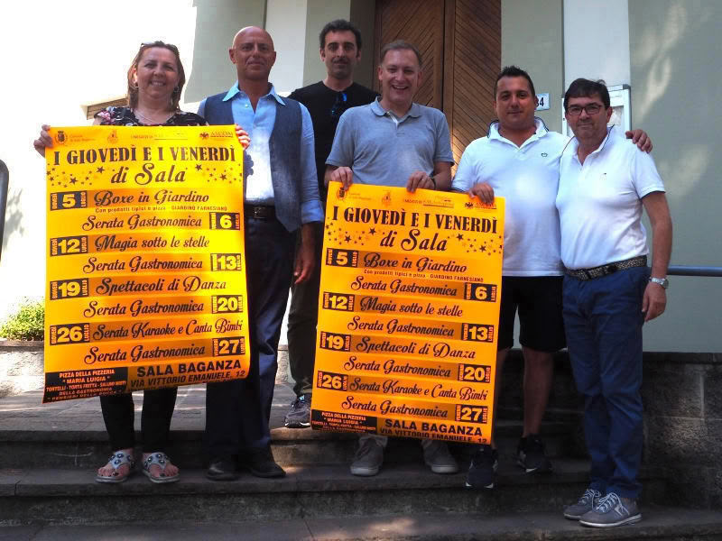 giovedì e venerdì a sala