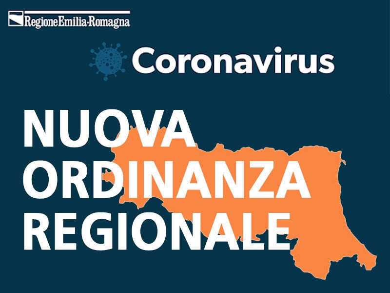 CORONAVIRUS NUOVA ORDINANZA REGIONE EMILIA ROMAGNA
