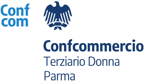 LOGO TERZIARIO DONNA CONFCOMMERCIO PARMA 2026