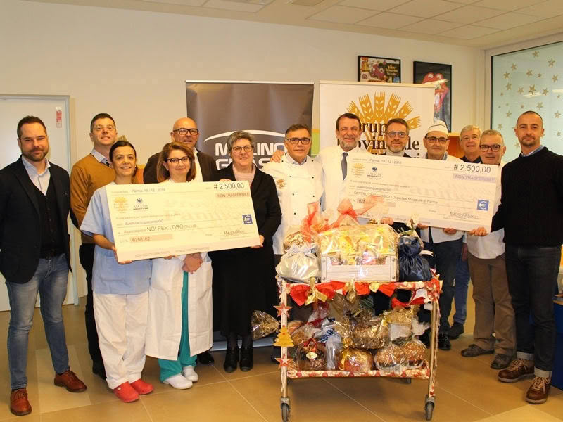 Panificatori - consegna panettoni oncologia 2018