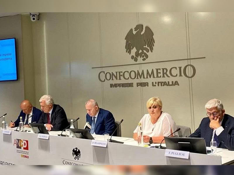 crisi energetica conferenza stampa confcommercio