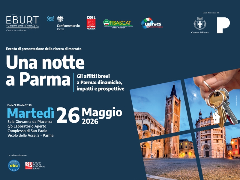 CST una notte a parma affitti brevi maggio 2026