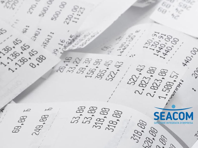 Dal primo gennaio scontrino elettronico per tutti con logo Seacom 