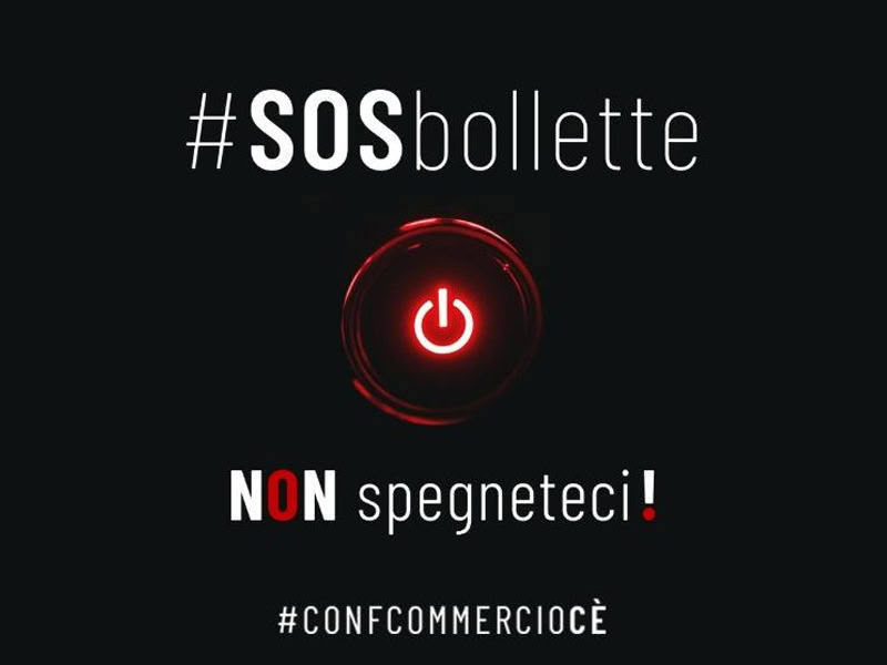 SOS bollette confcommercio NON SPEGNETECI 800X600