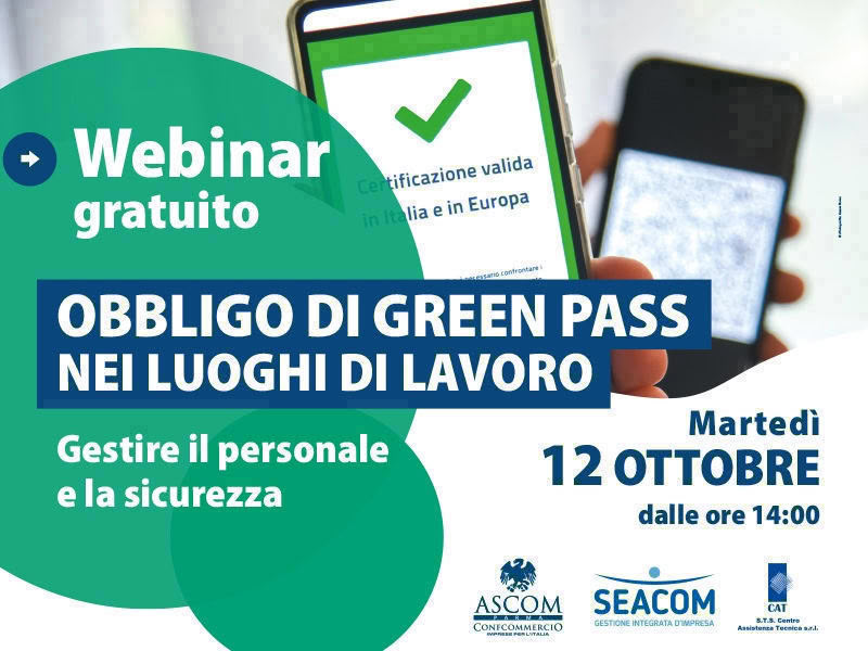 webinar green pass ottobre 2021