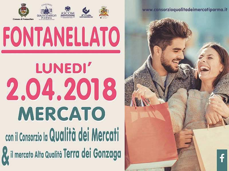 Mercato Fontanellato aprile 2018