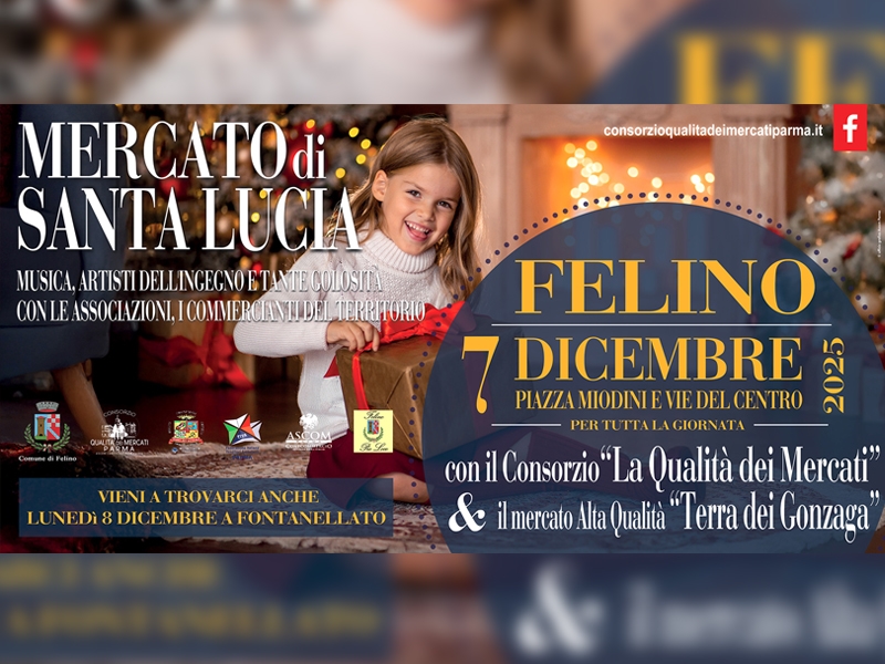 festa santa lucia mercato felino dicembre 2025