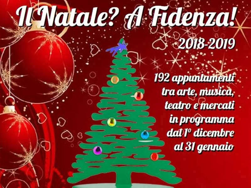 Programmazione eventi Natale 2018 a Fidenza