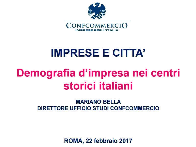 imprese e città 2017