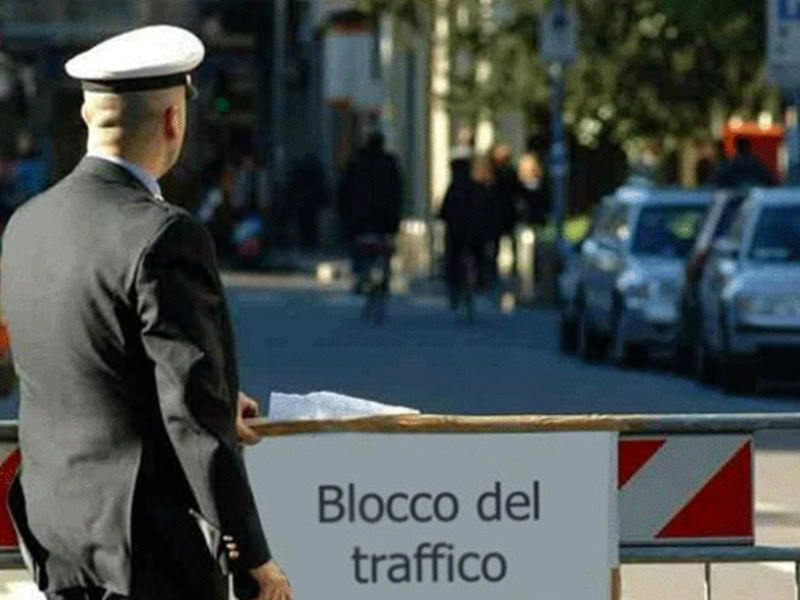 blocchi domeniche ecologiche