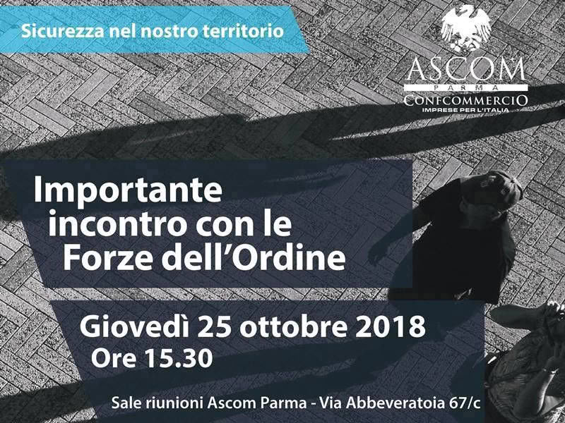 Incontro sicurezza 25-10-18