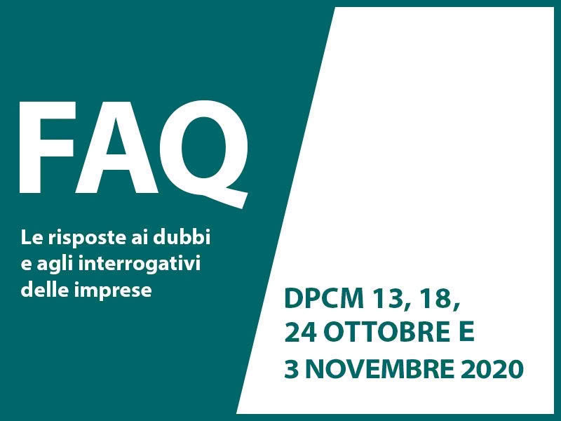 FAQ dpcm 13 ottobre